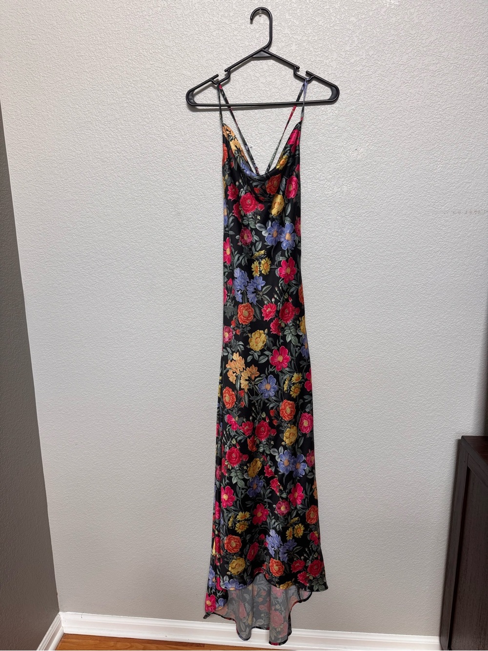 Show Me Your MuMu Hailey Slip Dress Women’s XS Floral Maxi Open Back - Picture 4 of 8